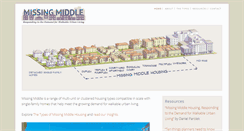 Desktop Screenshot of missingmiddlehousing.com